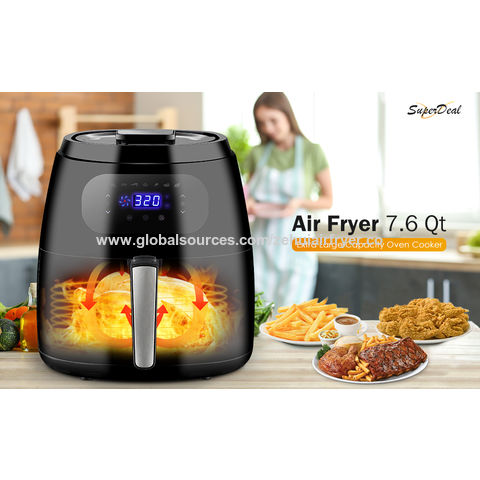 Large 7.6 Quart Digital Air Fryer 