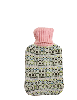 Bouteille d'eau chaude avec couvercle tricoté, mini bouillottes