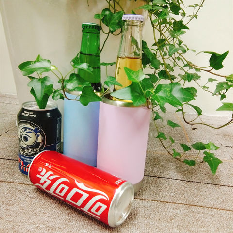 Personalized Stainless Steel Insulated Slim Beverage Can Holder