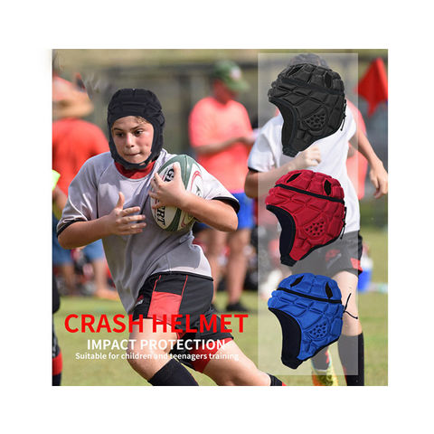 Casco suave de rugby con bandera de fútbol 7 en 7, protector de cabeza  acolchado ajustable, protector de cabeza de portero de fútbol, lacrosse