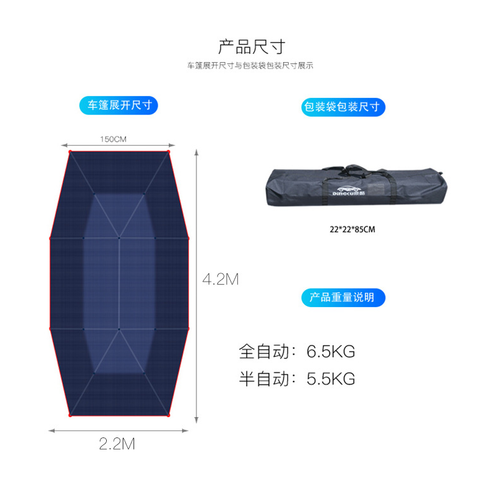 Buy Wholesale China Navy Car Tent Automatic Car Umbrella Portable Folded  Sun-proof Semi-automatic Car Cover & Car Covers at USD 43.02