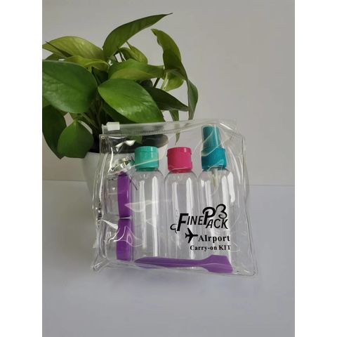 60 ml leere Flaschen mit 10 g Mini-Tiegel für Reisesets