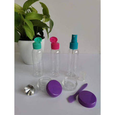 60 ml leere Flaschen mit 10 g Mini-Tiegel für Reisesets