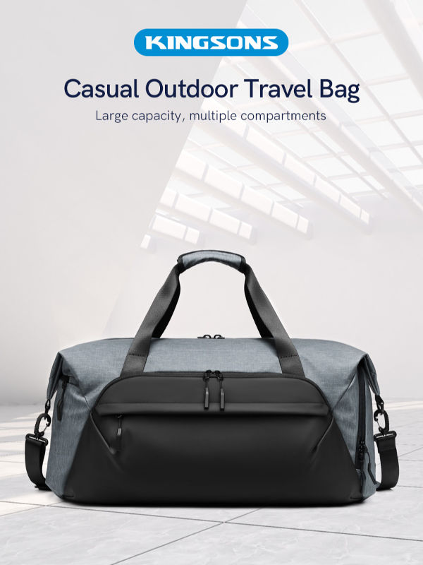 Duffle bag, travel bag,large capacity bag with shoe compartment, waterproof weekend bag supplier