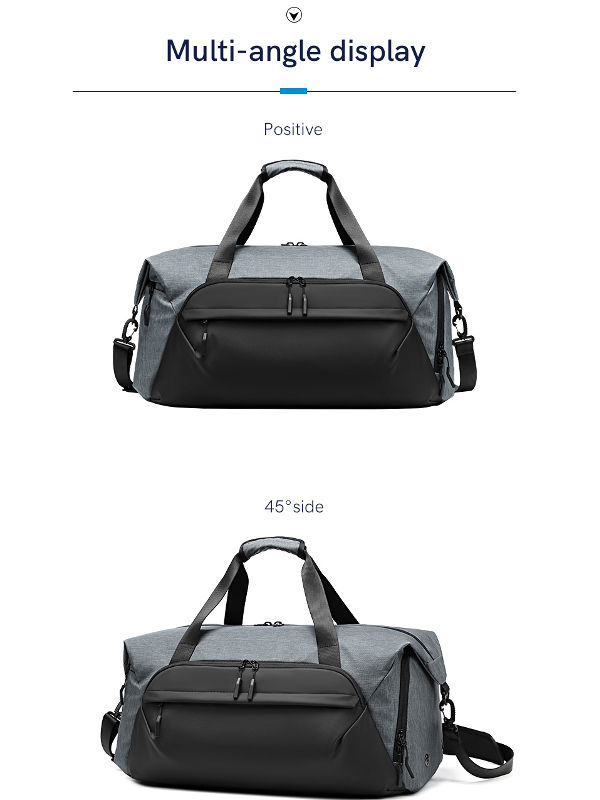 Duffle bag, travel bag,large capacity bag with shoe compartment, waterproof weekend bag supplier