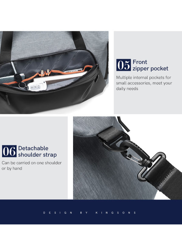 Duffle bag, travel bag,large capacity bag with shoe compartment, waterproof weekend bag supplier