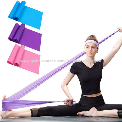 Bandas elásticas De goma para Yoga, cintas De Resistencia De látex para  Fitness, equipo De gimnasio