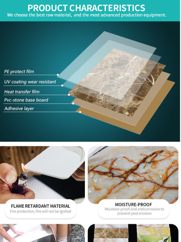 Marble acrylic Sheet Eco-friendly Indoor Printing PVC UV pvc hard sheet supplier
