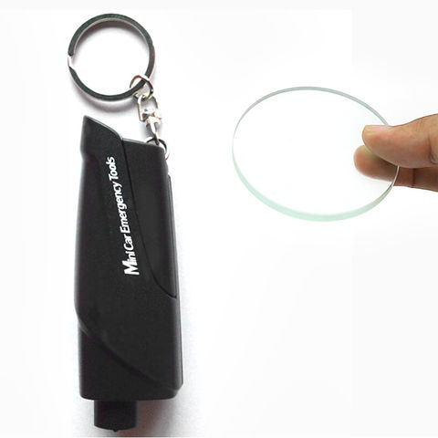 Mini Security Hammer Keychain Car Window Glass Breaker Rescue