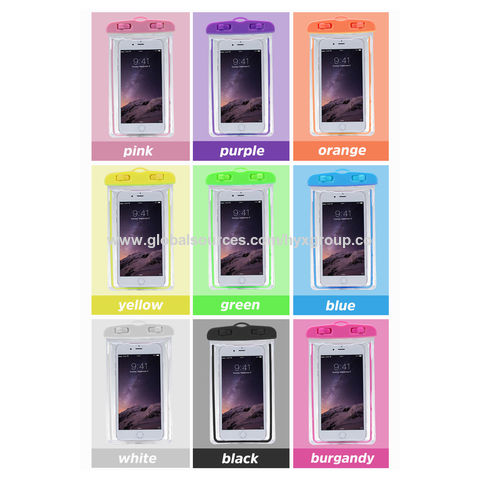Fundas Impermeables para iPhone 12, Carcasas y Bolsas Protectoras Luminosas para iPhone XS MAX 8 7 6s Plus