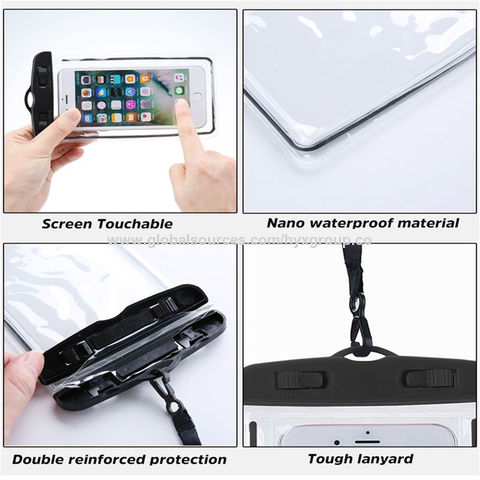 Fundas Impermeables para iPhone 12, Carcasas y Bolsas Protectoras Luminosas para iPhone XS MAX 8 7 6s Plus