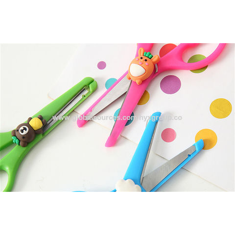 Toddler Safety Scissors All Plastic Scissors For Children Left & Right  Handed - Scissors - AliExpress