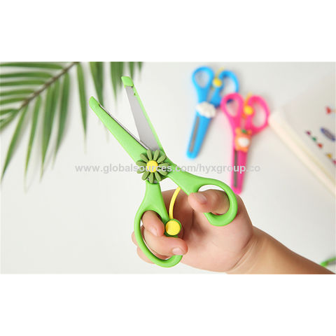 Kids Plastic Manual DIY Paper Cutting Scissors Handicrafts Student Cartoon  Scissors for Kids - China Cute, Stationery