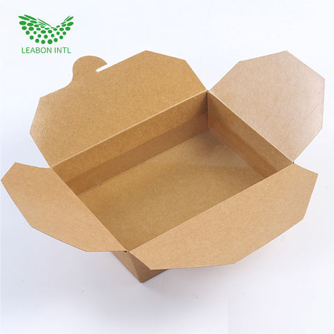 Buy Wholesale China Food Boxes Disposable Food Box Takeaway Fast Food Boxes  Salad Sushi Waterproof Kraft Paper Lunch Box & Food Box at USD 0.11