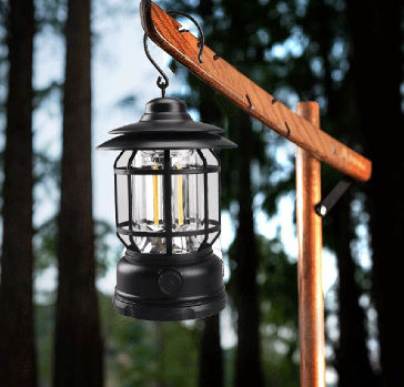 LED Camping Light USB Charging Hanging Hand Crank Lamp for Emergency, Storms, Waterproof supplier