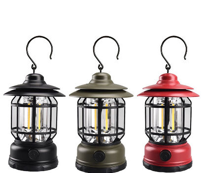 LED Camping Light USB Charging Hanging Hand Crank Lamp for Emergency, Storms, Waterproof supplier