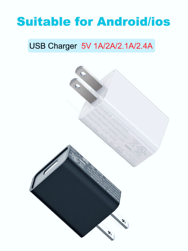 Cargador micro USB para Tablet PC / Teléfono móvil, Salida: DC 5V / 2A,  Enchufe de la UE