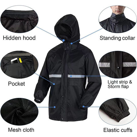 Buy China Wholesale Rain Gear For Men, Lightweight Waterproof Rain Coats  For Motorcycle Golf Fishing (jacket & Pants) & Rain Suits $19.98