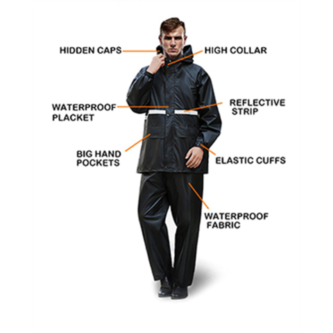 Rain Suits for Men Fishing Rain Gear for Men Waterproof Lightweight Rain  Coats for Men Waterproof with Hood and Pants