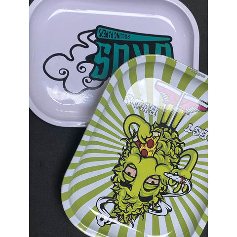 Metal Tinplate Plate Accessories, Cartoon Rolling Tray Kit