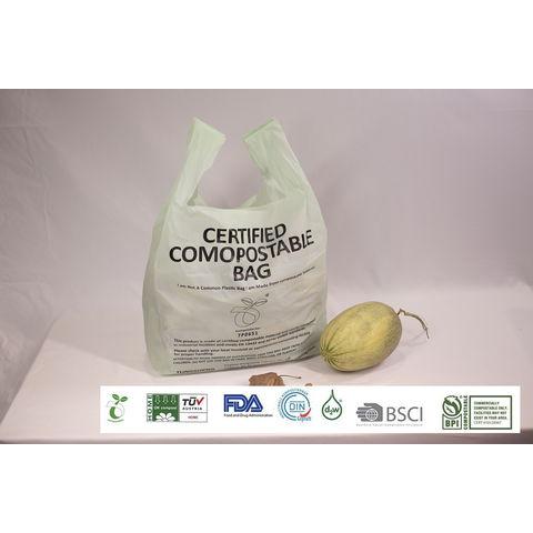 Compre Bolsa De Plástico Biodegradable Para Camisetas, Bolsa De