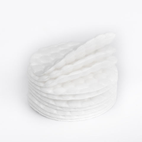 FOMIYES 200pcs Absorbent Cotton Organic Cotton Rounds Cloth Cotton Rounds  Natural Cotton Balls Skin Prep Cotton Dentists Cotton Reusable Face Pads