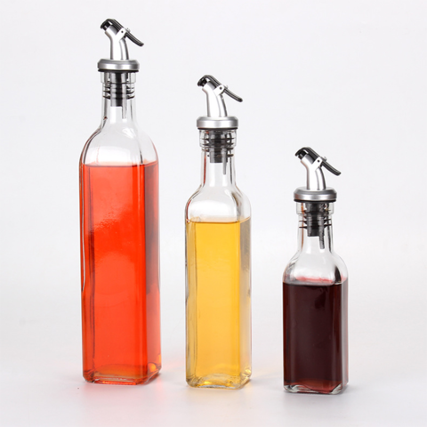 300/500ml Sauce Dispenser Food Grade Oil Filling Olive Oil Squeeze Bottle