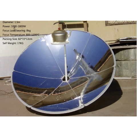 Reflector parabólico cocina solar