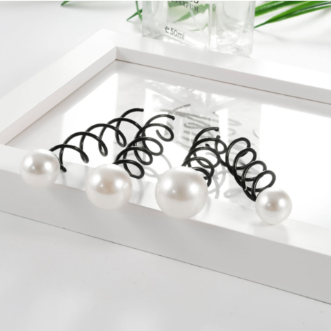 Buy Wholesale China Artificial Pearl Screw Hair Clip Twist Insert Hair Pins  Spiral Spin Hair Accessories & Pearl Hair Clips at USD 0.09
