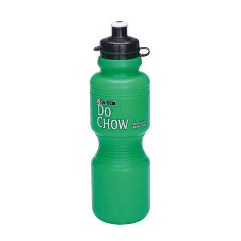 botella deportiva pvc con grip 600 ml libre de bpa verde
