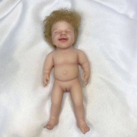 20'' Silicone Doll Reborn Baby girl naked doll 52 CM realistic Handmade  Cloth Body Babies nude Doll Toys for Children Best Gift