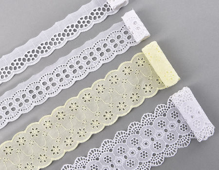 White Lace Ribbon Trim Embroidered Chemical Lace Trim For Sewing Decoration  African Lace Fabric $0.3 - Wholesale China Lace Trim at factory prices from  Ningbo MH Industry Co. Ltd