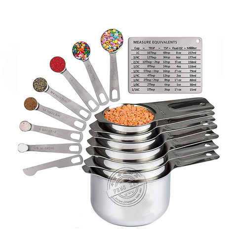 Laxinis World Stainless Steel Measuring Cups, Laxinis world 5 Piece Stackable  Measuring Set (1)