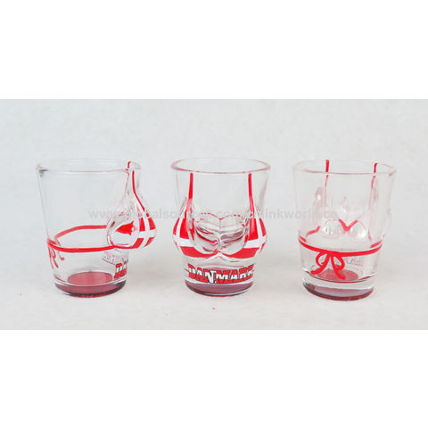 1pc Shot Glasses Measuring Cup Espresso Shot Glass Liquid Heavy Glass  Incremental Measurement