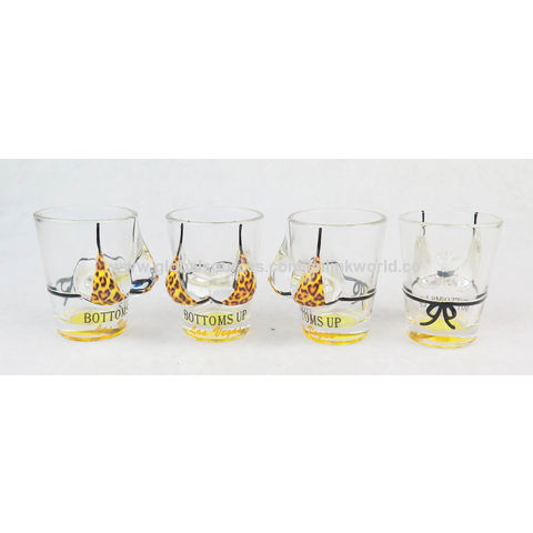 1pc Shot Glasses Measuring Cup Espresso Shot Glass Liquid Heavy Glass  Incremental Measurement