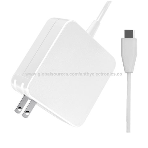 CARREGADOR USB TIPO C USB-C 65W 5V/2.4A 9V/3A 12V/3A 15V/3A 18V/3A  20V/2.25A 20.3V/3A 65W