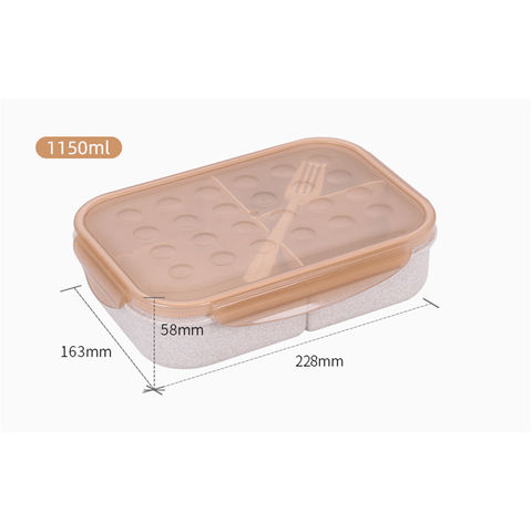 Buy Wholesale China Durable Food Container Student Wheat Straw