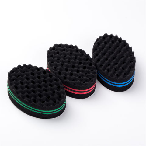 Hair Sponge Brush Two-Sided Barber Curl Sponge Hair Styling Care Tool Wave  Hair