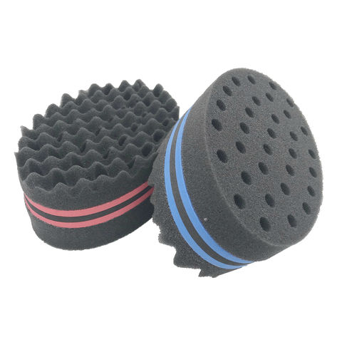 Make Hair Curl Black Men Hair Sponge Brush Foam Hair Comb - China Oval  Shape Hair Twist Sponge and Hair Curl Comb Sponge price