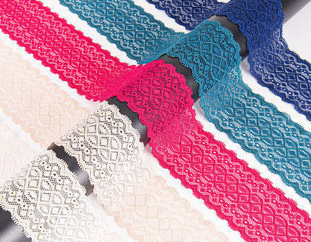 Polyester Chemical Lace Trim Embroidery Flower Lace Ribbon Chemical Lace Trimming for Sewing Wedding supplier