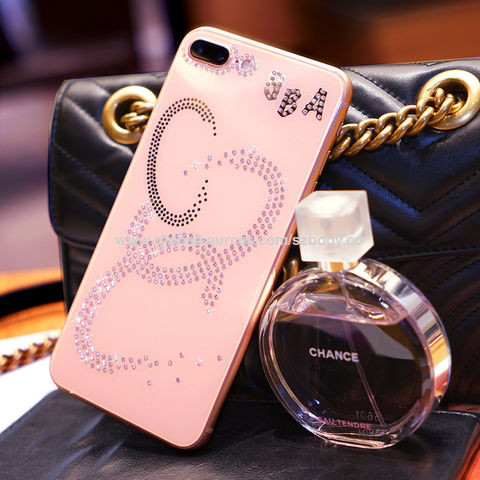 Pink Iphone X Bling Case Shockproof Rhinestone Phone Case Bling