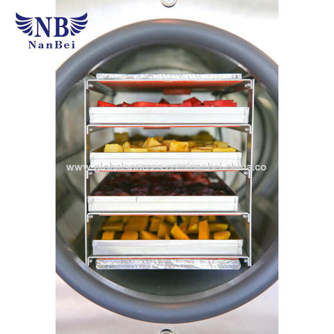 Small Freeze Drying Machine Vacuum Lyophilizer Vegetable fruit Meat Pet  Food Home Freeze Dryer