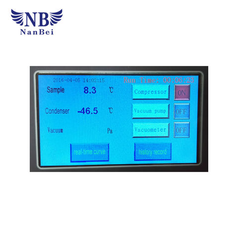 Buy Wholesale China Lab Scale Vacuum Freeze Drying Equipment With Lcd  Display For Sale & Freeze Dryer Price at USD 1850