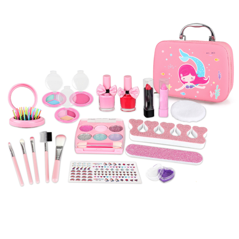 Girl Pretend Play Make Up Toy Simulation Cosmetic Makeup Set Play House  Princess Beauty Educational Toys Gifts For Children Kids