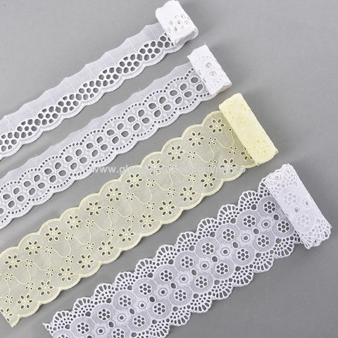 Lace Trim Factory Supply Various Design Embroidered Cotton Lace