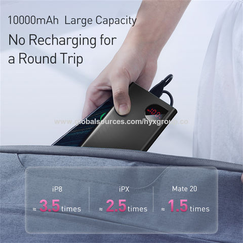 Buy Wholesale China Baseus Power Bank 10000mah With 20w Pd Fast Charging  Powerbank Portable Battery Charger Poverbank & Power Banks at USD 12.5