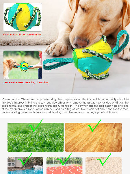 Frisbee Training Ball Throwing Interactive Rebound Ball For Dog Toys Pet Frisbee Ball supplier