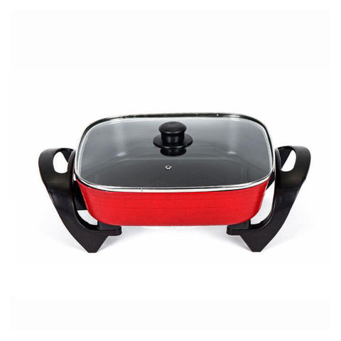 Nonstick Grill Pan Portable Griddle Stove Induction Cooker Aluminum  Thickened Steak Frying Pan Retractable Handle Frying