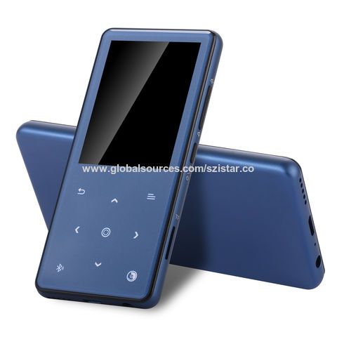 Comprar Nuevo reproductor de MP3/MP4 con Bluetooth, altavoz incorporado,  tecla táctil, reproducción de vídeo, E-Book, HIFI, Metal, reproductor de  música táctil de 2,0 pulgadas