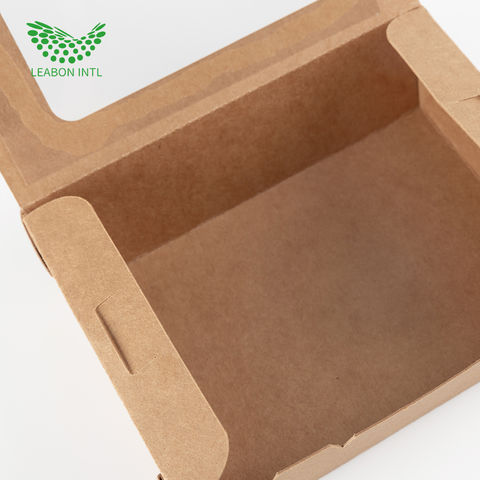 Buy Wholesale China Microwave Heating Lunch Box Spot Disposable Lunch Box  Kraft Paper Rectangular Bowl Takeout Lunch Box Disposable Bowls & Salad Bowl  at USD 0.02